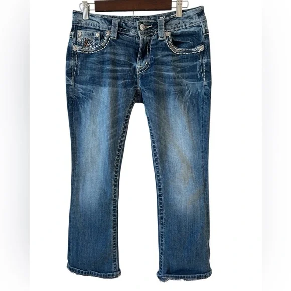 Miss Me Signature-Rise Boot Cut Jeans - Picture 1 of 14